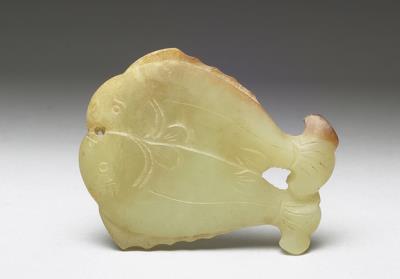 图片[2]-Jade pei pendant with paired fish, Ming dynasty (1368-1644)-China Archive